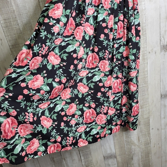 Vintage Jennifer Moore Pink Spaghetti Strap Sundress. Size Medium. Cotton/Rayon - Picture 10 of 13